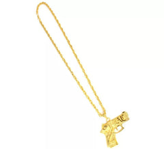 Colar mini arma dourado