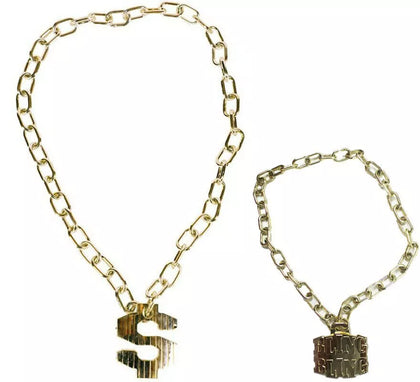 Collar de Oro con Símbolos en varios modelos 40 Cm