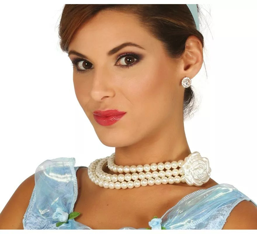 Translation missing: pt-PT.Collar de Perlas con Flor