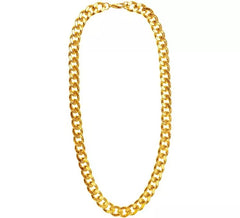 Colar Rapper Dourado de 60 cm