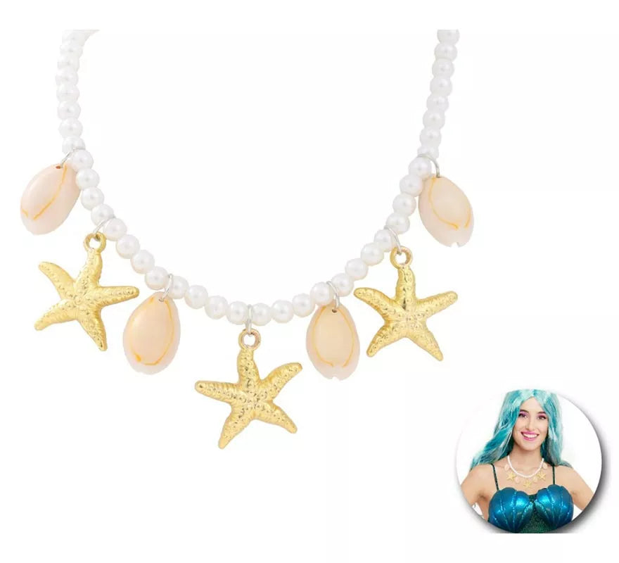 Translation missing: pt-PT.Collar de Sirena estrellas y perlas