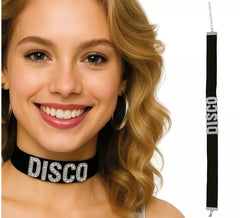Colar de Disco Preto