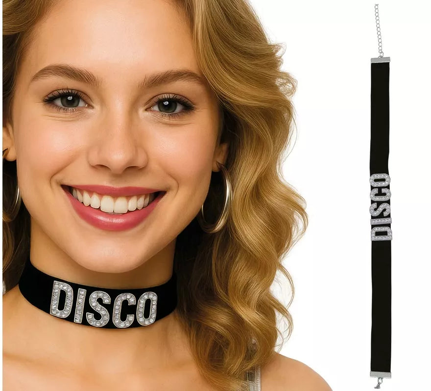 Translation missing: pt-PT.Collar Disco negro