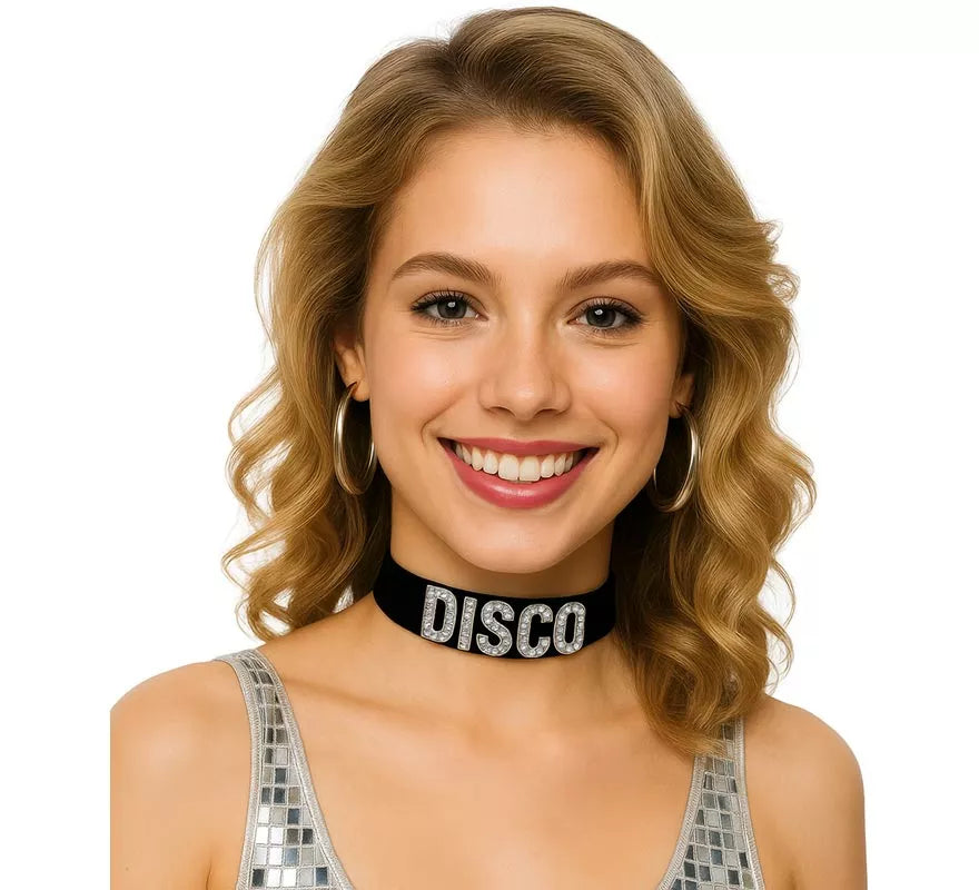 Translation missing: pt-PT.Collar Disco negro
