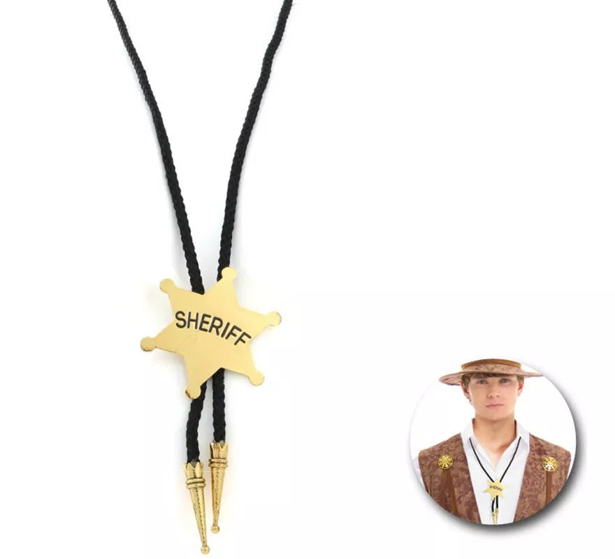 Translation missing: pt-PT.Collar Estrella Sheriff dorado