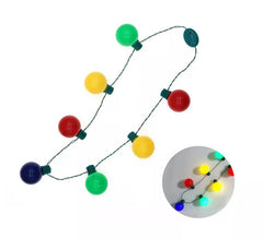 Colar de lâmpadas coloridas piscando