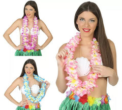 Colar havaiano em 3 cores sortidas