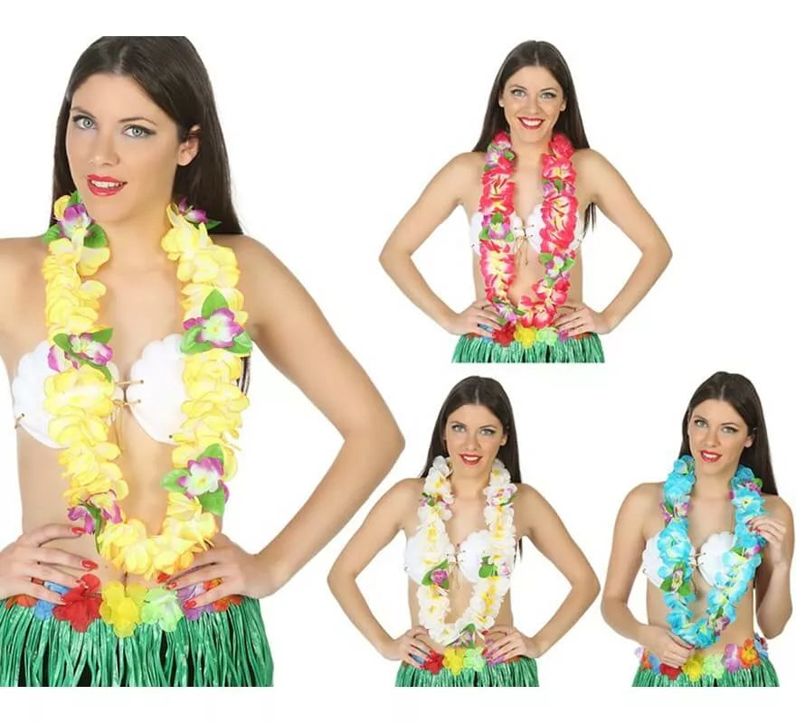 Translation missing: pt-PT.Collar Hawaiano Multicolor en 4 colores surtidos