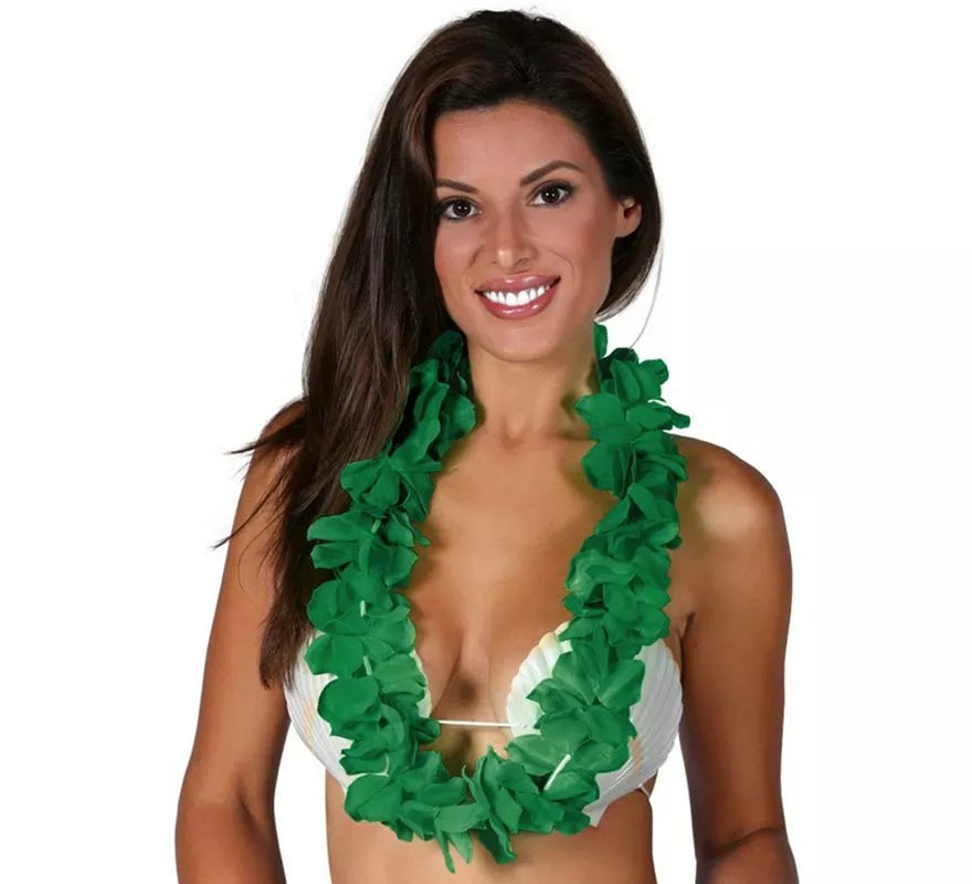 Translation missing: pt-PT.Collar Hawaiano Verde Oscuro