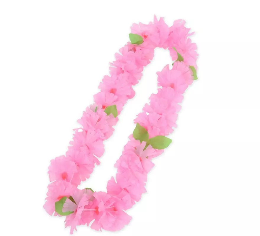 Translation missing: pt-PT.Collar Hawaii rosa de 55 cm