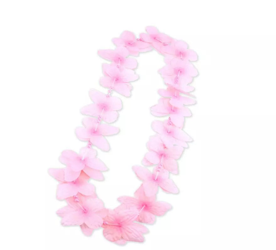 Translation missing: pt-PT.Collar Hawaii rosa suave de 55 cm