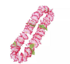 Colar Havaí rosa suave e fúcsia 55 cm