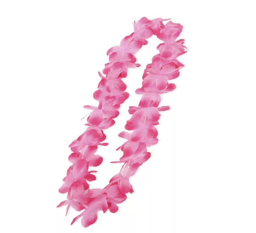 Translation missing: pt-PT.Collar Hawaii rosa y fucsia de 50 cm