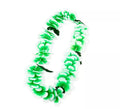 Collar Hawaii verde y blanco 55 cm
