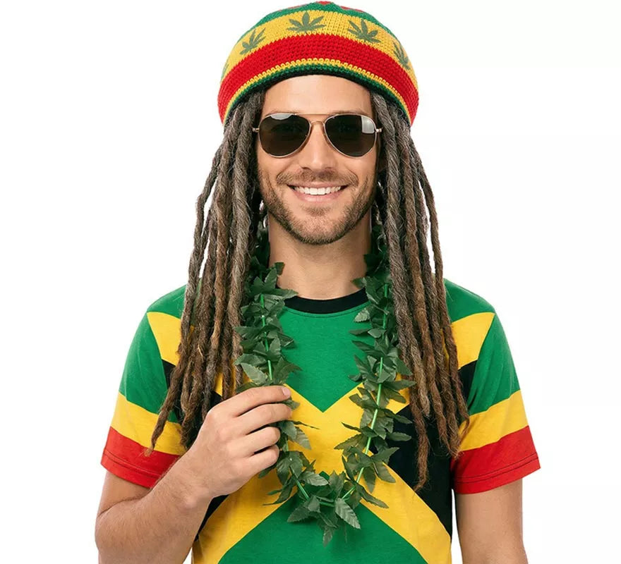 Translation missing: pt-PT.Collar Hojas de Marihuana adulto de 55 cm