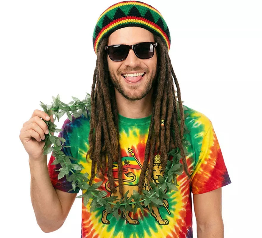 Translation missing: pt-PT.Collar Hojas de Marihuana adulto de 55 cm