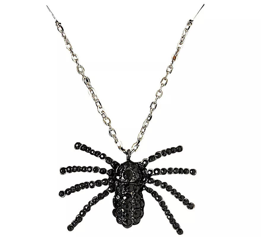 Translation missing: pt-PT.Collar Negro de Araña con Pedrería