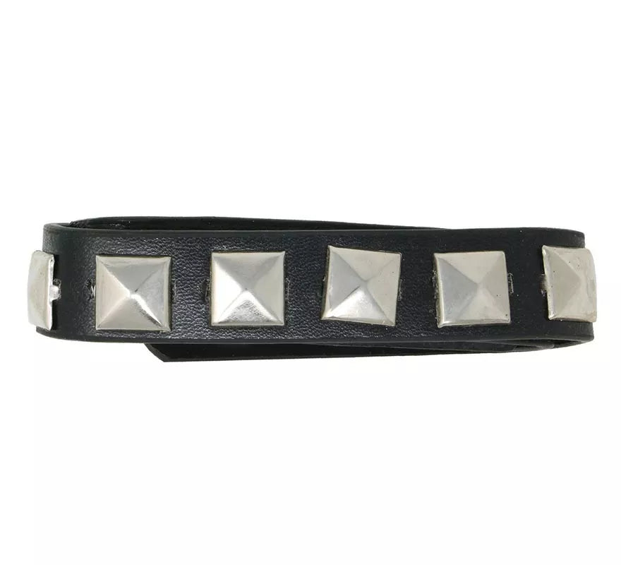 Translation missing: pt-PT.Collar Punk Negro y Dorado