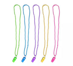 Colar Apito de 42 cm em cores sortidas