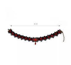 Gargantilha Vampiro 34 cm