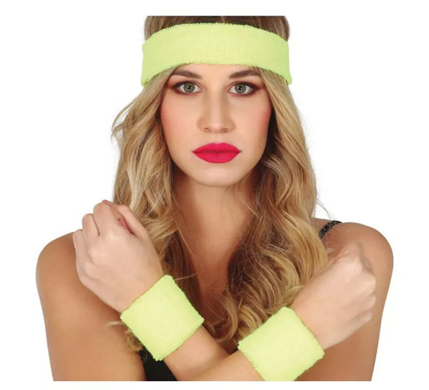 Translation missing: pt-PT.Conjunto de 2 Muñequeras y Cinta en varios colores para mujer