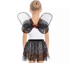 Conjunto de abóbora: asas e tutu