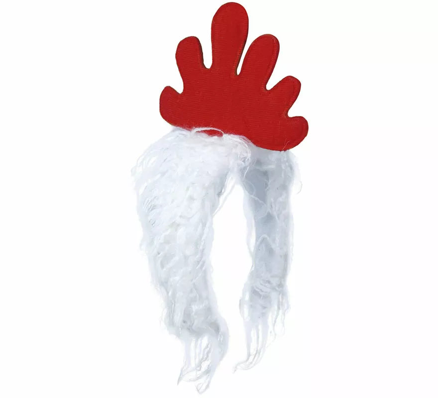 Conjunto de Gallina: Cola, Diadema y Pico