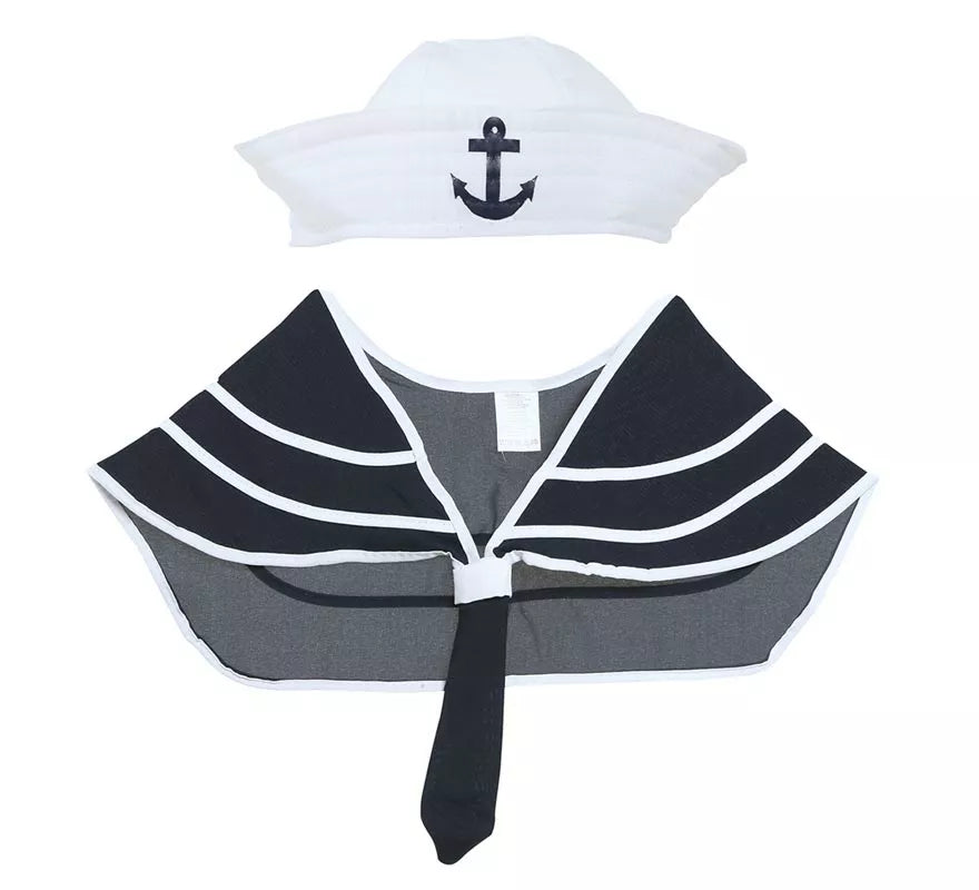 Conjunto de Marinero: gorro y pañuelo