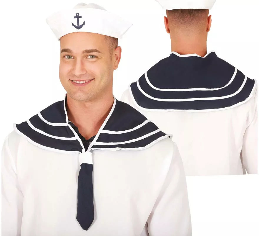 Conjunto de Marinero: gorro y pañuelo
