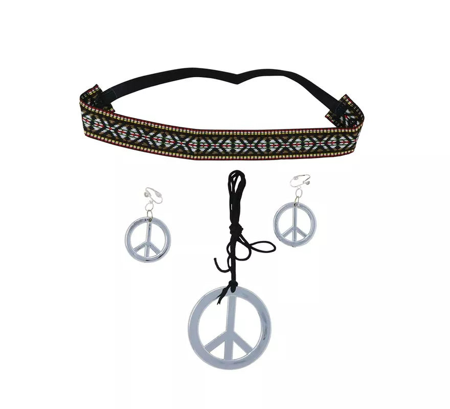 Translation missing: pt-PT.Conjunto Hippie de pendientes, collar y cinta