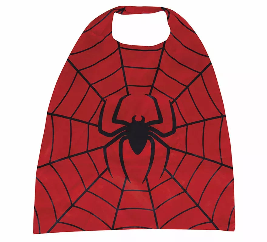 Translation missing: pt-PT.Conjunto Infantil Súper Araña: Antifaz y capa de 70 cms