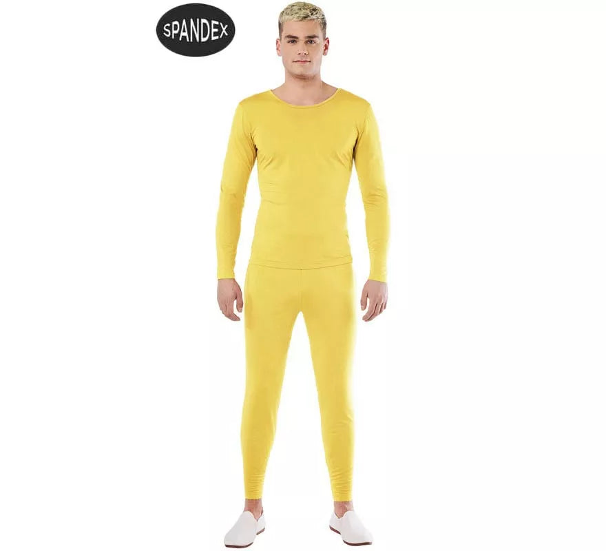 Translation missing: pt-PT.Conjunto Maillot Spandex en 2 piezas color Amarillo hombre