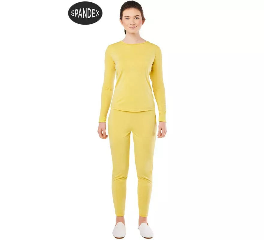 Translation missing: pt-PT.Conjunto Maillot Spandex en 2 piezas color Amarillo mujer