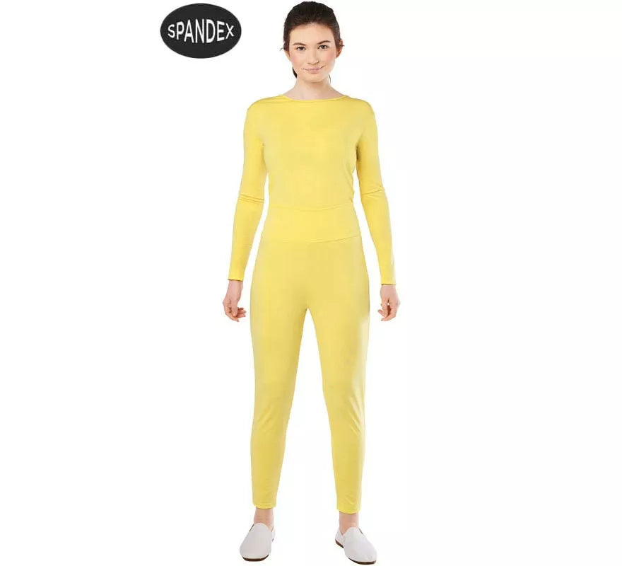 Translation missing: pt-PT.Conjunto Maillot Spandex en 2 piezas color Amarillo mujer