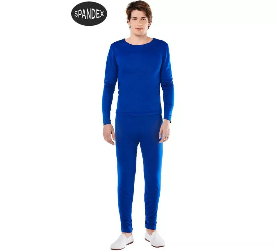 Translation missing: pt-PT.Conjunto Maillot Spandex en 2 piezas color Azul para hombre