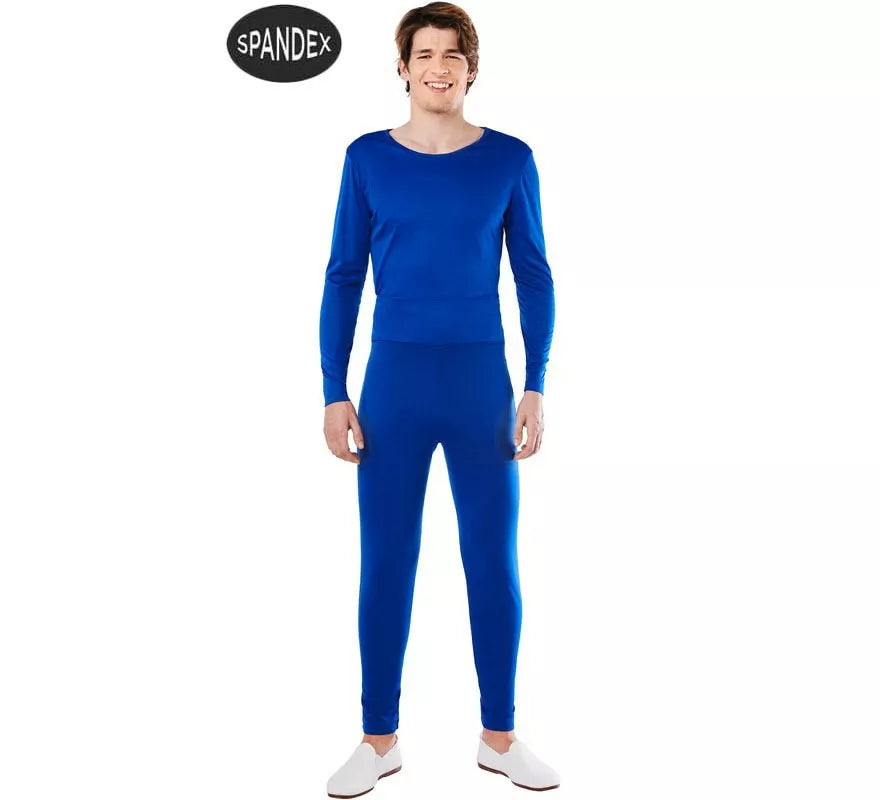 Translation missing: pt-PT.Conjunto Maillot Spandex en 2 piezas color Azul para hombre