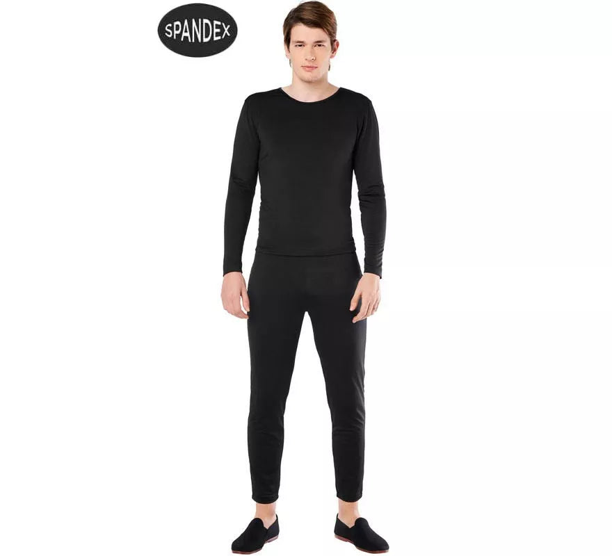 Translation missing: pt-PT.Conjunto Maillot Spandex en 2 piezas color Negro para hombre