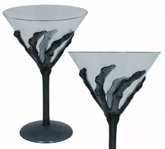 Copo de cocktail de mão esqueleto de 18 cm