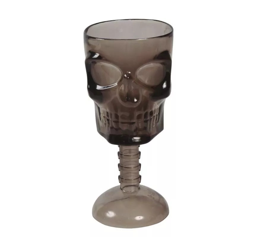 Translation missing: pt-PT.Copa de Calavera Negra Transparente de 18 cm
