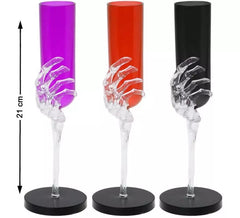 Copo Esqueleto em 3 Cores Sortidas 21 cm