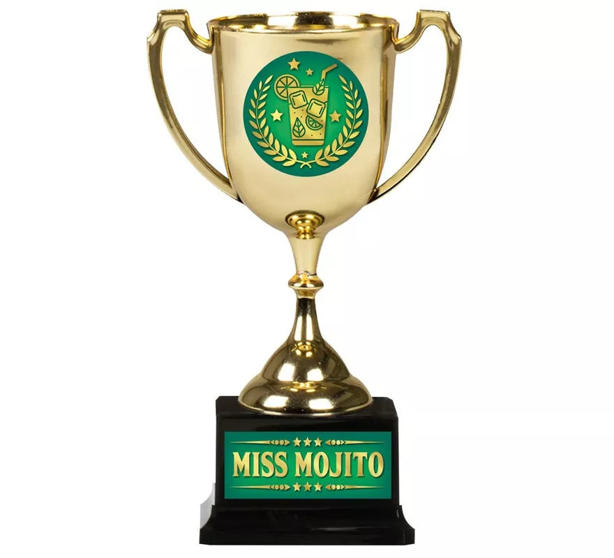 Translation missing: pt-PT.Copa Miss Mojito dorado y verde 18 cm
