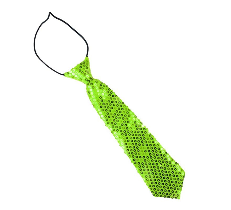 Translation missing: pt-PT.Corbata con lentejuelas infantil de 30 cm en varios colores