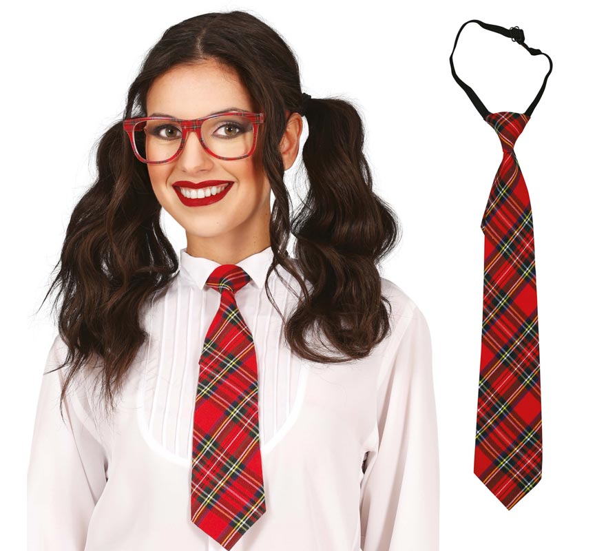 Translation missing: pt-PT.Corbata de Estudiante a cuadros de 45 cm