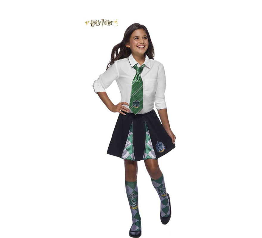 Translation missing: pt-PT.Corbata de Slytherin Harry Potter Deluxe para niños