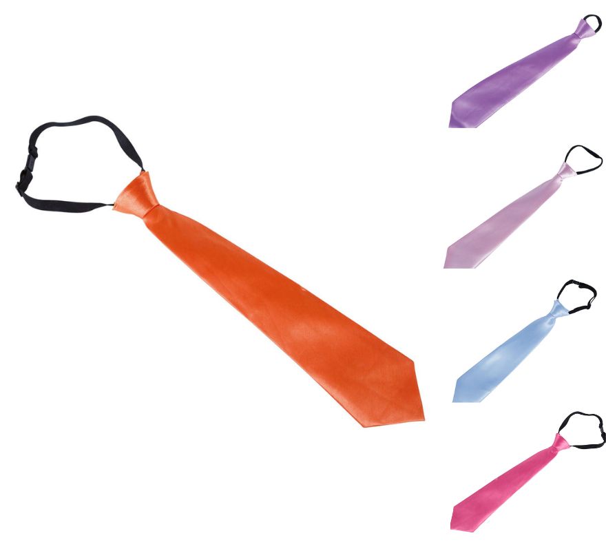 Corbata en varios colores de 40 cm