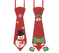 Gravata Boneco de Neve e Elfo em diversos modelos de 8,5X24 cm