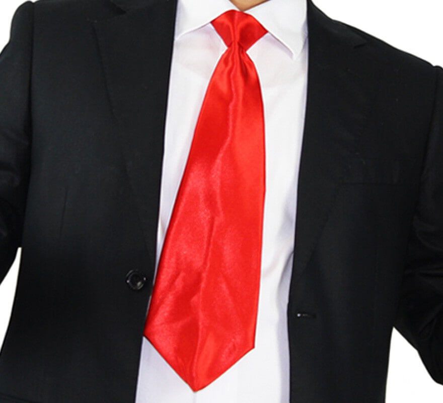 Translation missing: pt-PT.Corbata Roja de Presidente Americano 50 cm para adultos