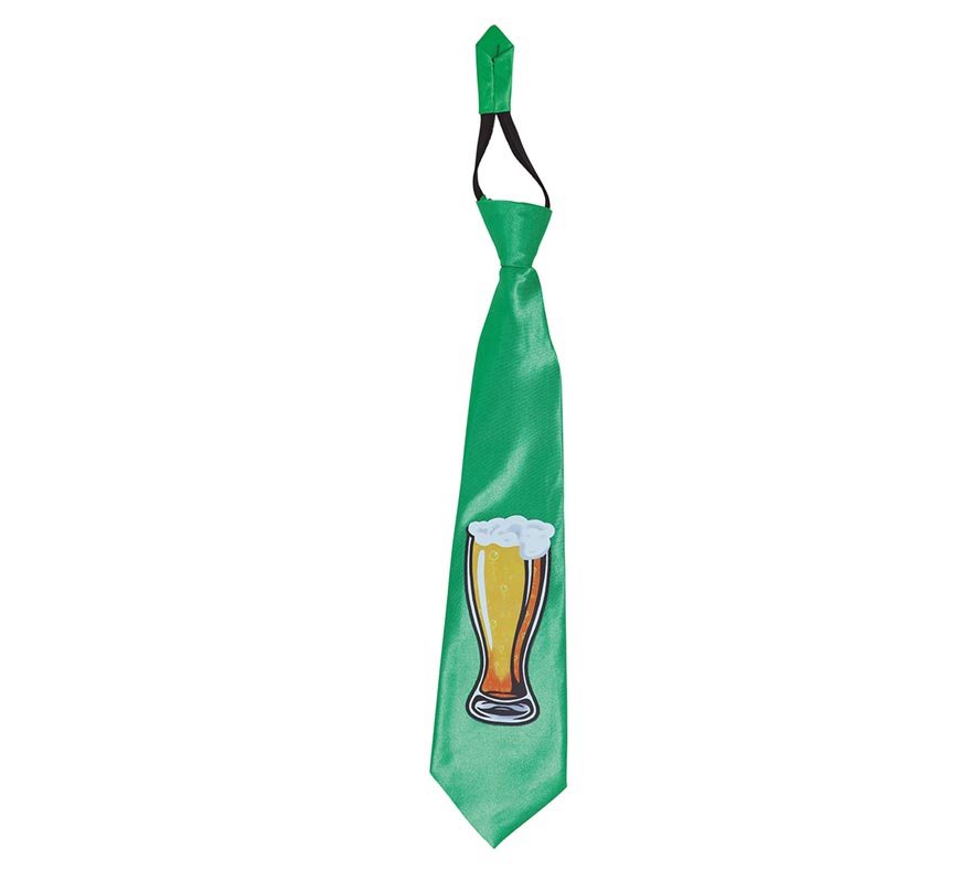 Translation missing: pt-PT.Corbata Verde con estampado de Cerveza de San Patricio