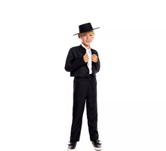 Fato elegante de Córdoba Preto para menino