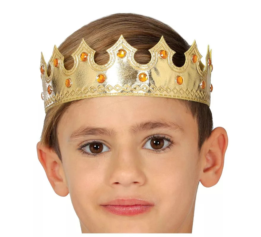 Translation missing: pt-PT.Corona de Rey Dorada Infantil